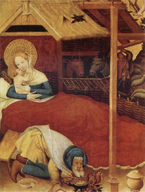 Konrad of Soest The Nativity oil painting picture